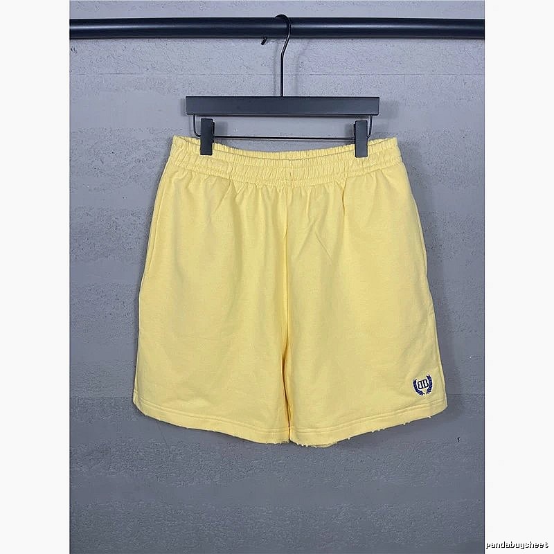 Balenciaga preppy style yellow shorts