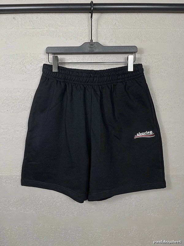 Balenciaga sporty black shorts