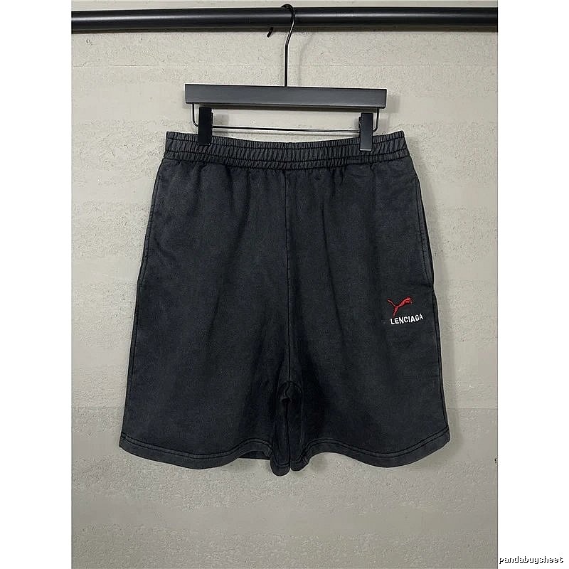 Balenciaga sporty black shorts