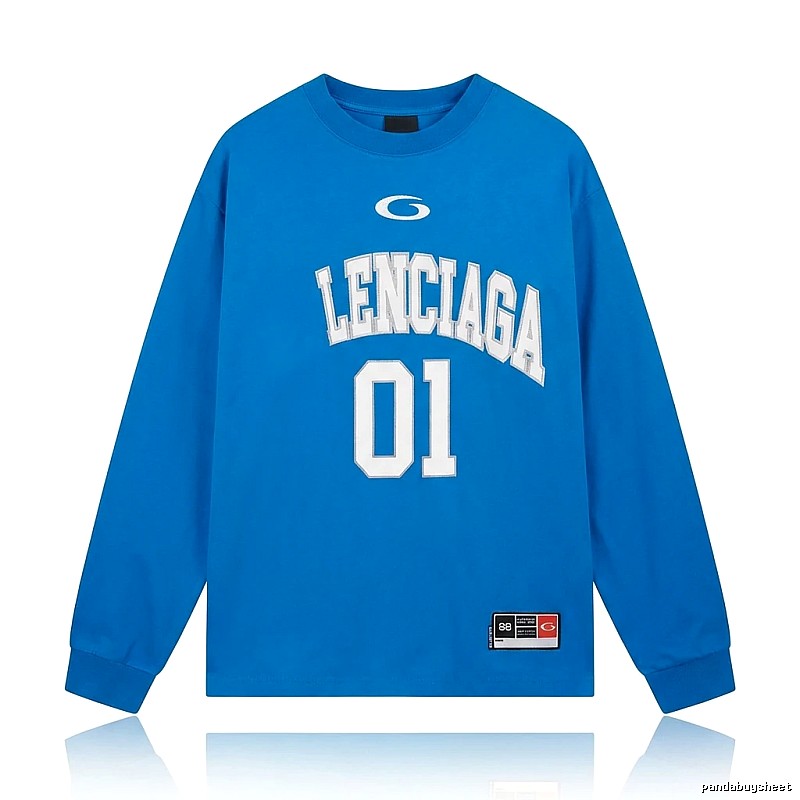 Balenciaga sporty blue sweatshirt