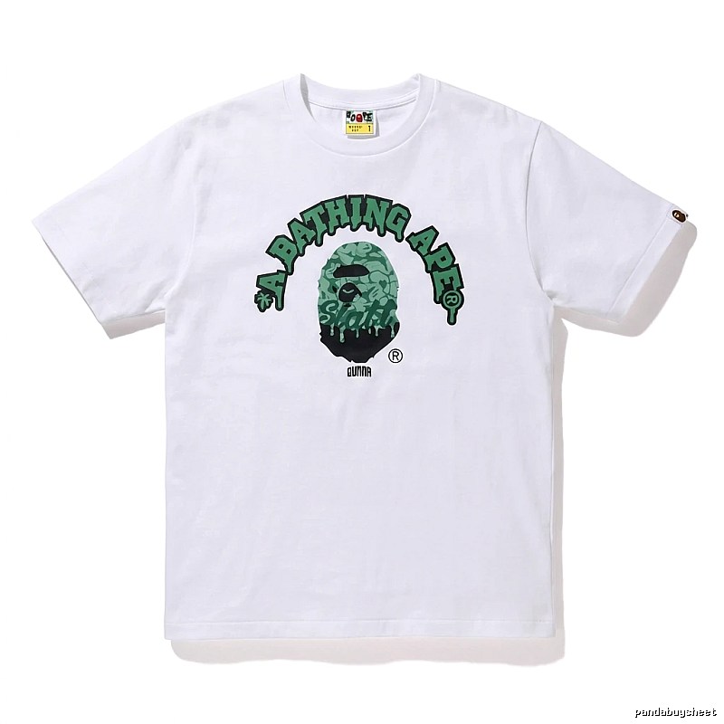 Bape Ape Head Cool White T-shirt in Streetwear Style