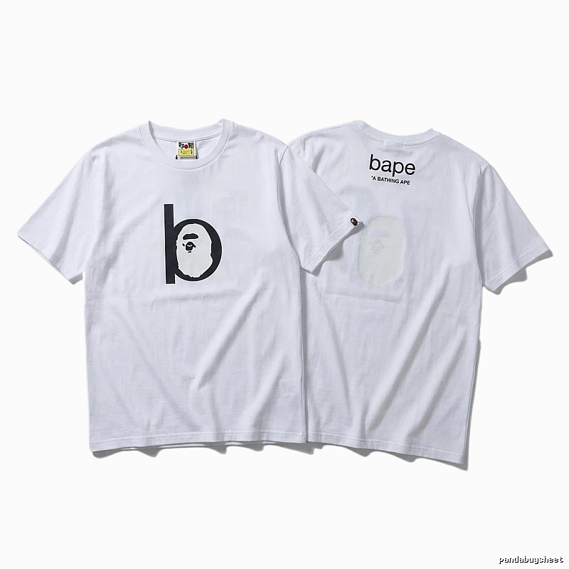 Bape Ape Head Simple White T-shirt