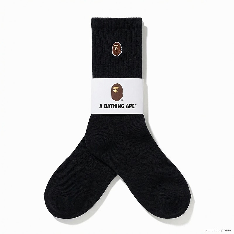 Bape Ape Head Trendy Black Socks