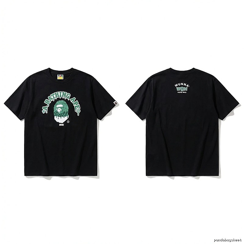Bape Ape Head Trendy Black T-shirt