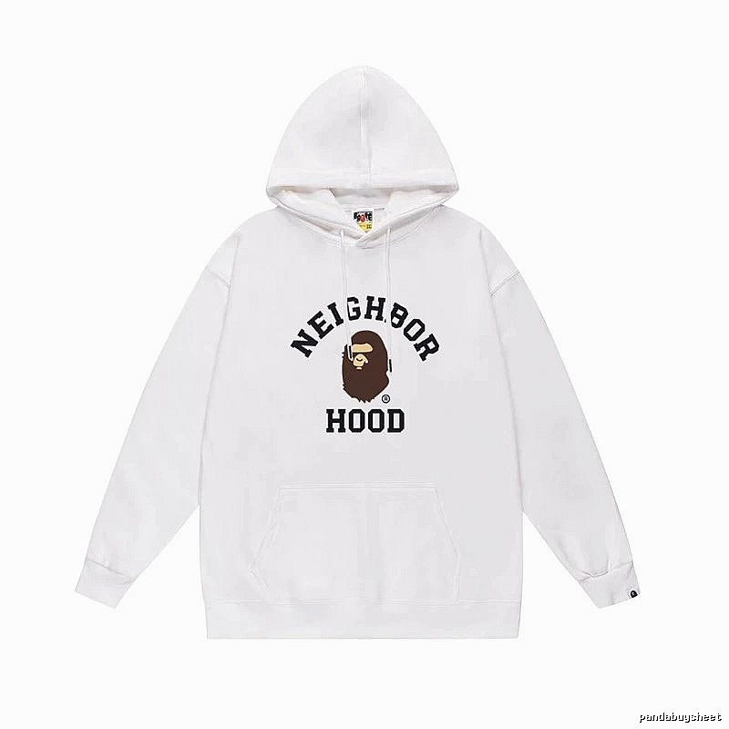 Bape Ape series white hoodie
