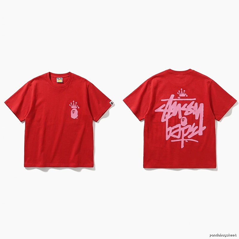 Bape Crown Graffiti Style T-shirt