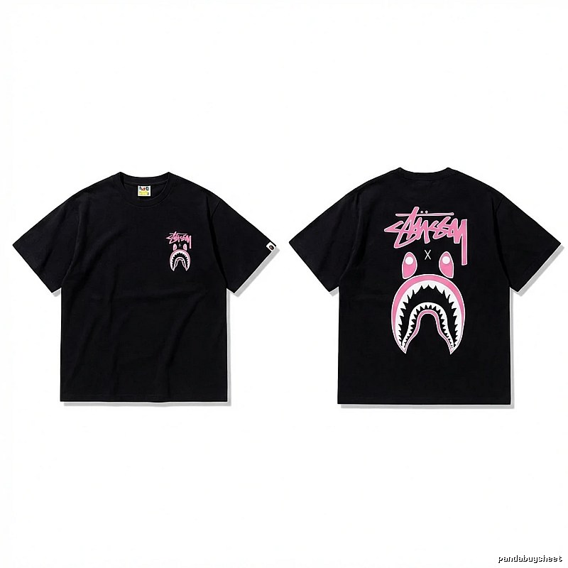 Bape Shark Co-branded Black T-shirt