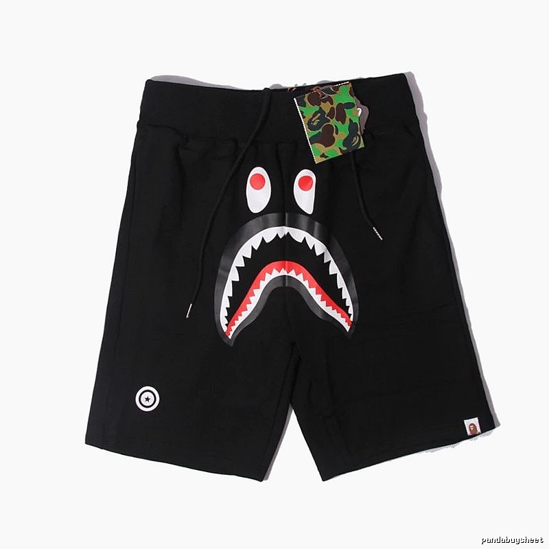 Bape Shark Series Black Shorts
