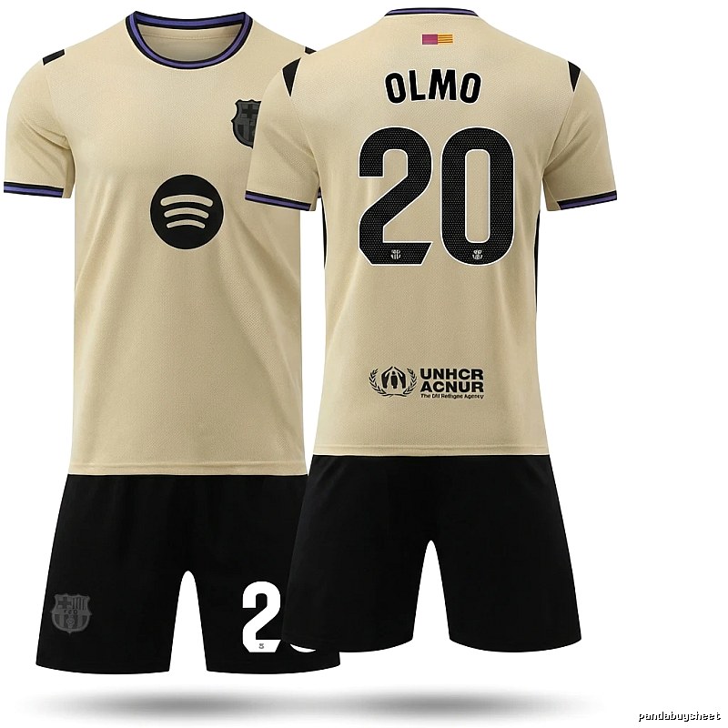 Barcelona co-branded style beige jersey