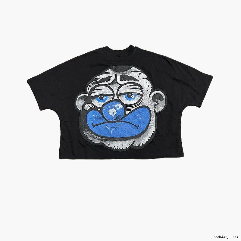 Billionaire Cartoon Trendy Brand Black T-shirt