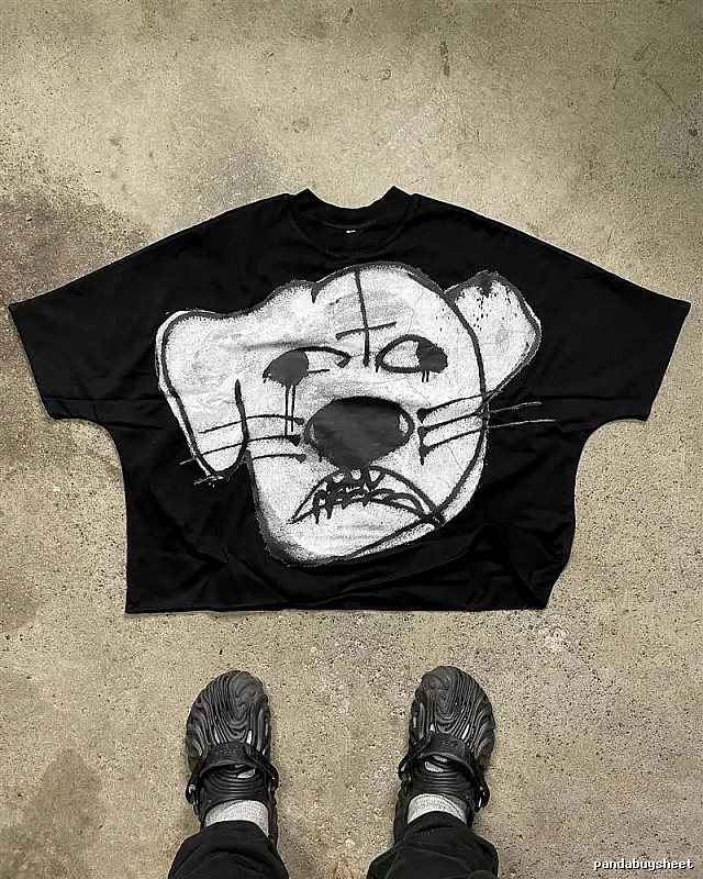Billionaire Graffiti Style Black T-shirt