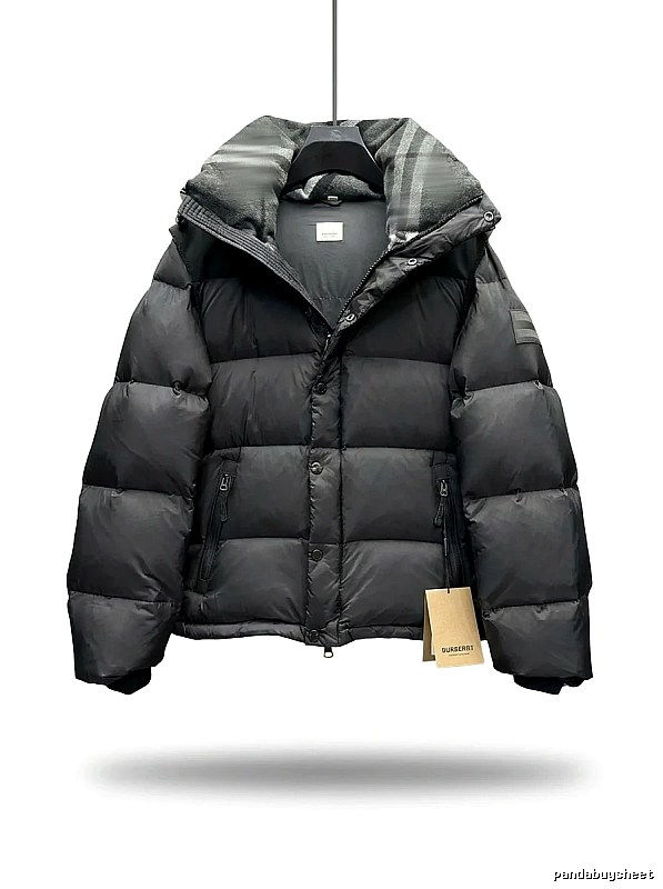 Black fashionable down jacket of Balenciaga