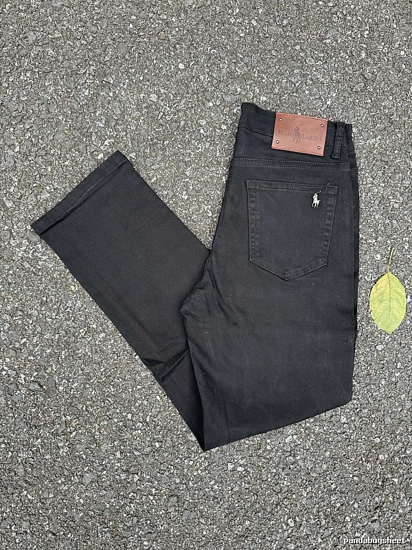 Black RalphLauren Slim Logo Pants - Everyday Edit