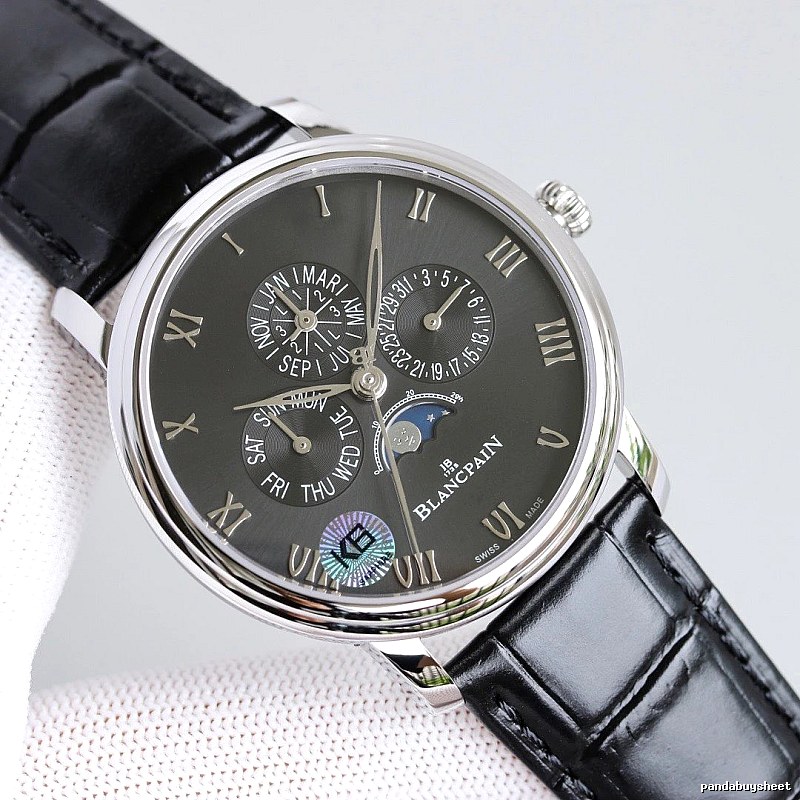 Blancpain Gifting Calendar Dress Watch with multi-register calendar dial