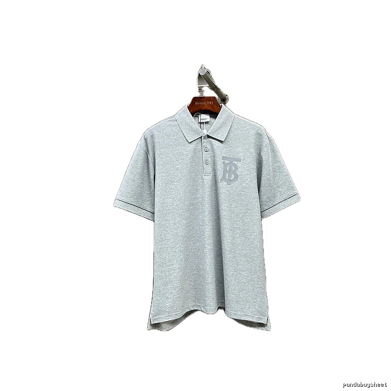 Burberry classic grey polo shirt