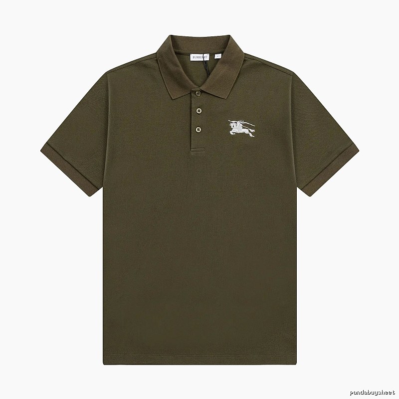 Burberry's retro-style polo shirt with the knight logo
