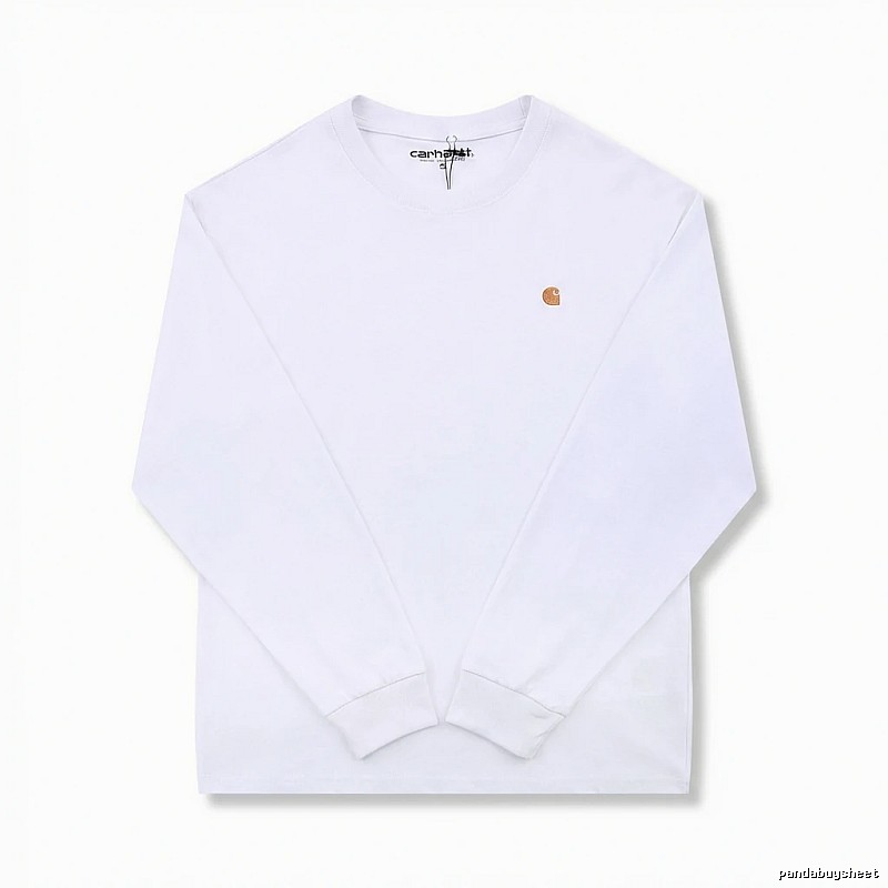 Carhartt classic simple style white sweatshirt