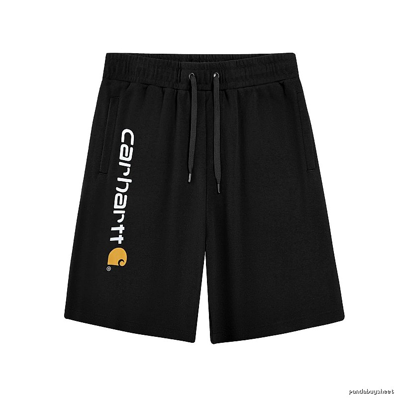 Carhartt Letter Print Street Style Black Shorts