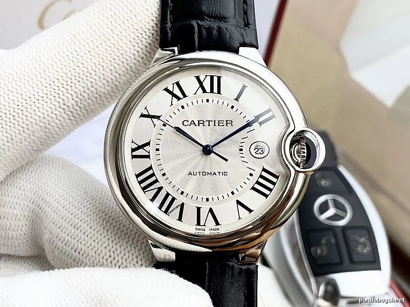 Cartier Watch with Ballon Bleu-style Watch Detail