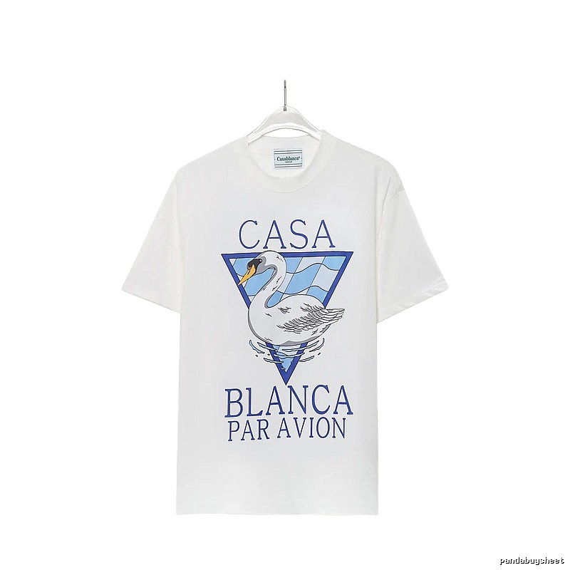 Casablanca Printed Fashionable White T-shirt