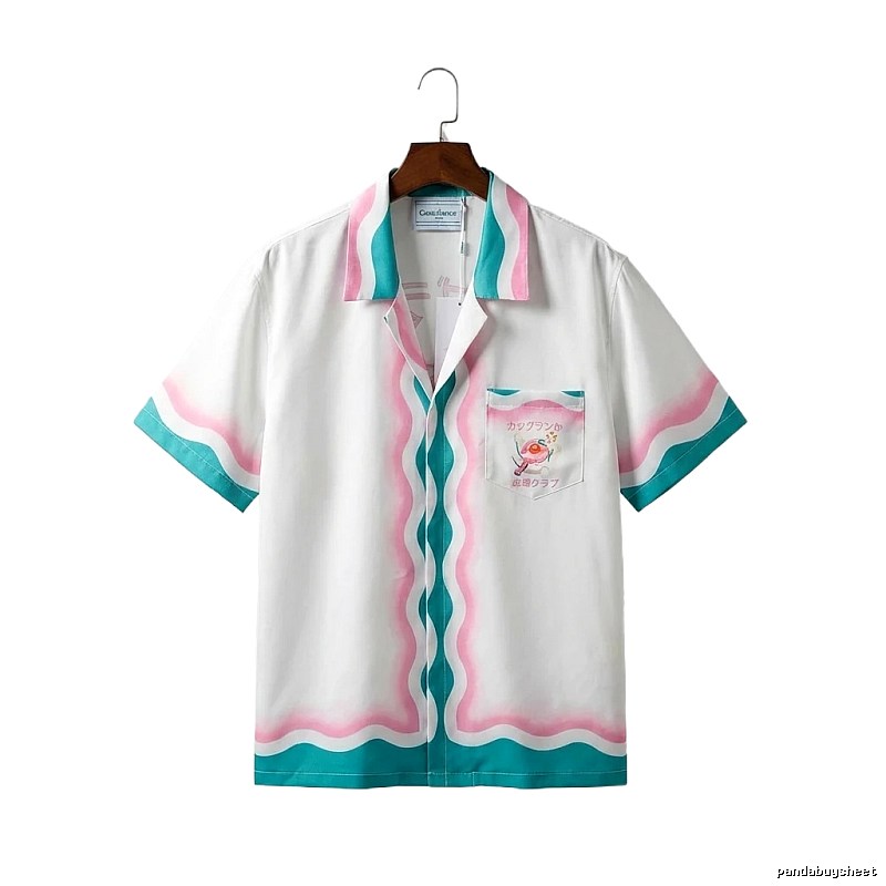 Casablanca Wave Pattern Resort Shirt
