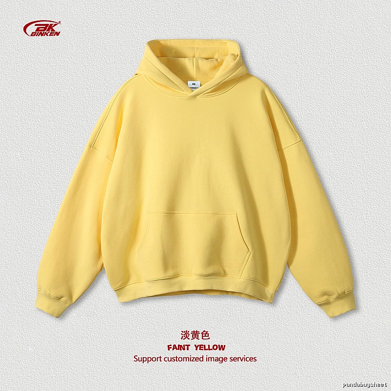 Casual Pullover hoodie Navy Blank Kangaroo for Comfortable Styling