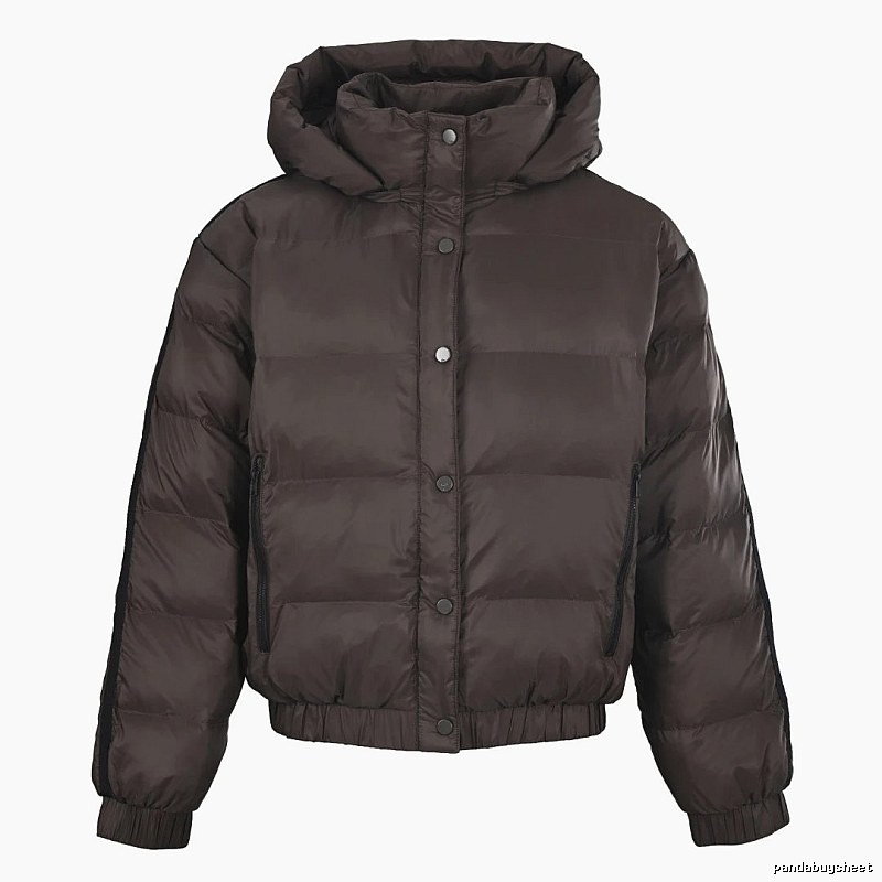 Chocolate Brown Hooded Puffer Jacket - Independent Style Winter