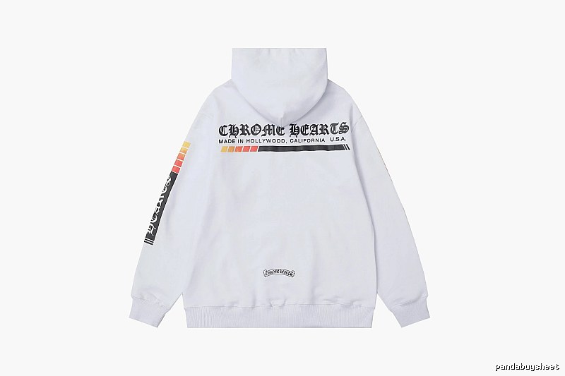Chrome Hearts 2089-36 White Cross Graphic Hoodie Smart Casual