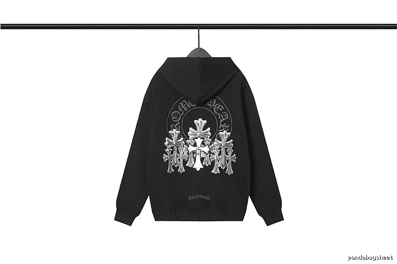 Chrome Hearts 2089-72 Black Cross Graphic Hoodie Easy Pairing