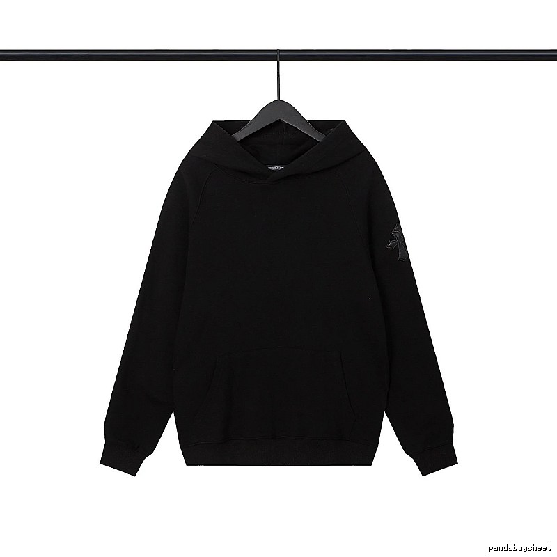 Chrome Hearts 2089-83 Black Cross Graphic Hoodie Active Casual