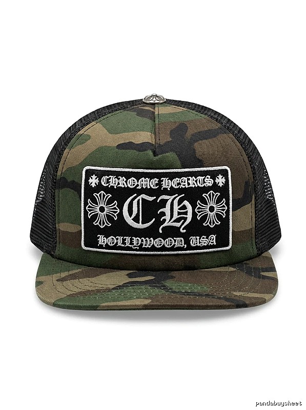 Chrome Hearts camouflage baseball cap