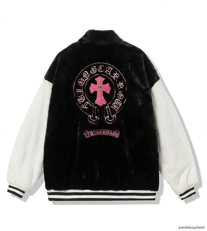 Chrome Hearts cross - color - blocking jacket