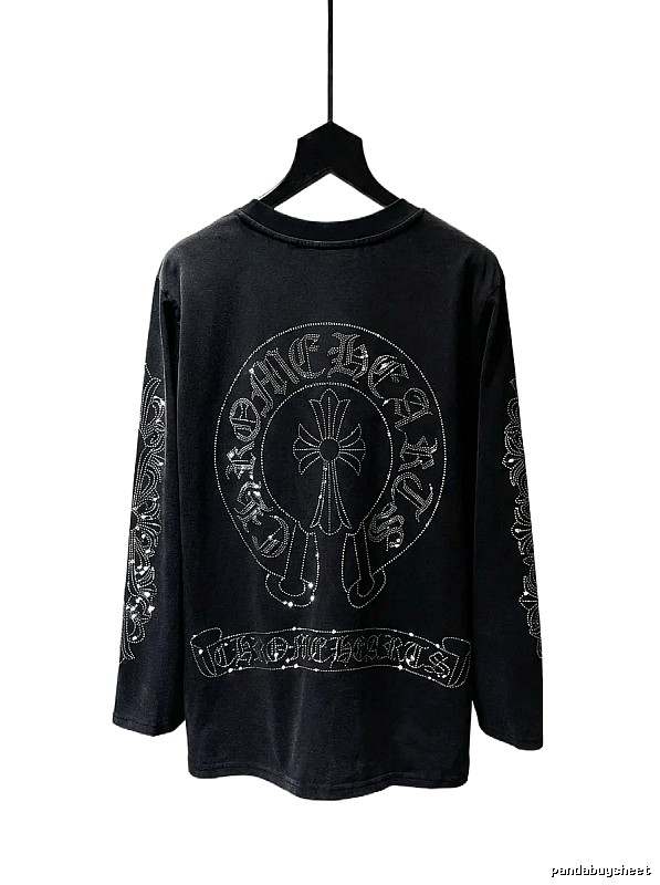 Chrome Hearts Cross Dark Style Black T-shirt