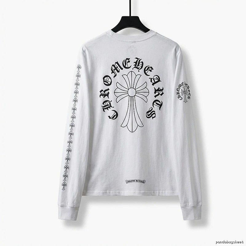 Chrome Hearts Cross Dark Style White T-shirt