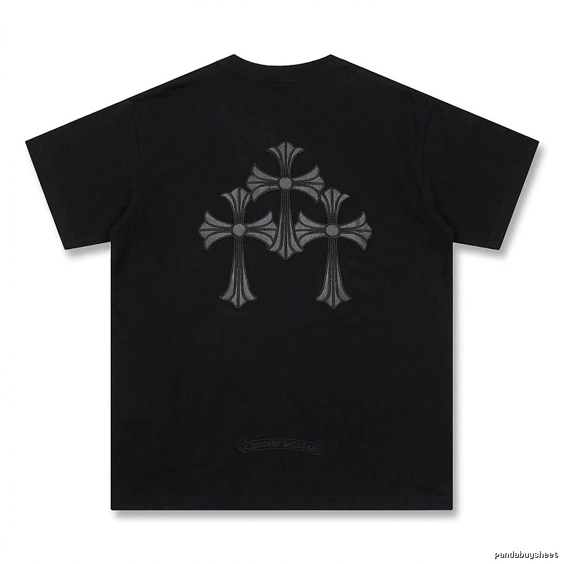 Chrome Hearts Cross Print Black T-shirt