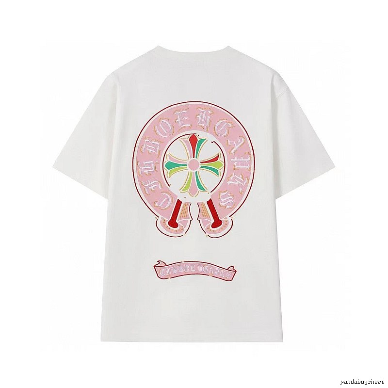 Chrome Hearts Cross Print Street Style Off-white T-Shirt