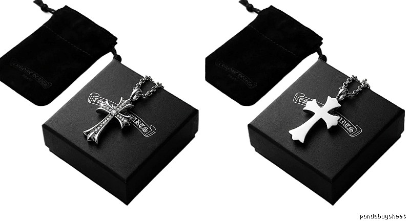Chrome Hearts Cross Silver Necklace