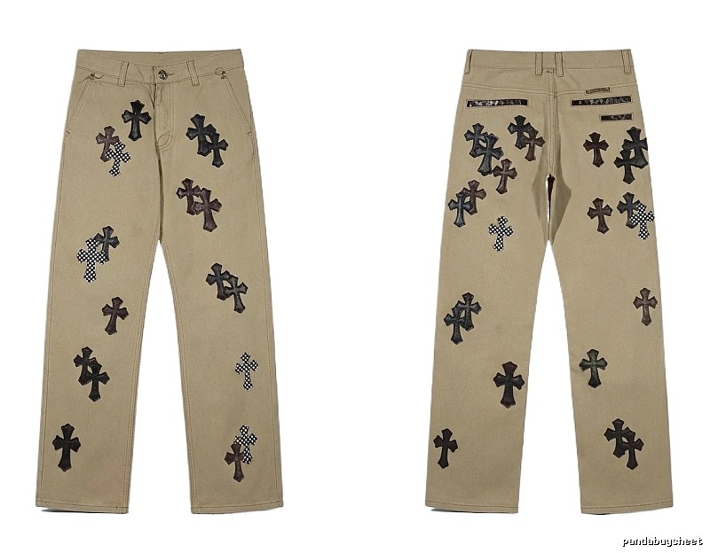 Chrome Hearts Cross Vintage Khaki Pants