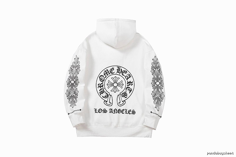 Chrome Hearts Daily Cross graphic hoodie Black Blue Cross for City Outfits