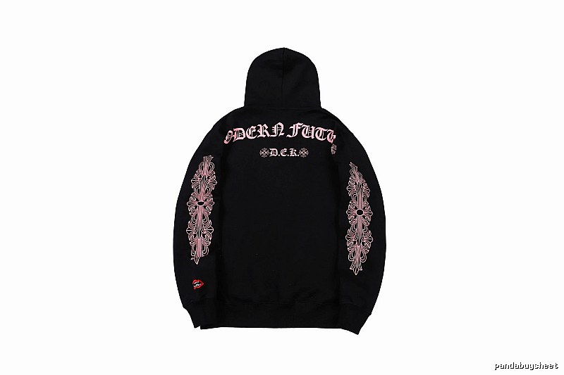 Chrome Hearts Gift Ready Cross graphic hoodie Black Blue Cross with Standout Detail
