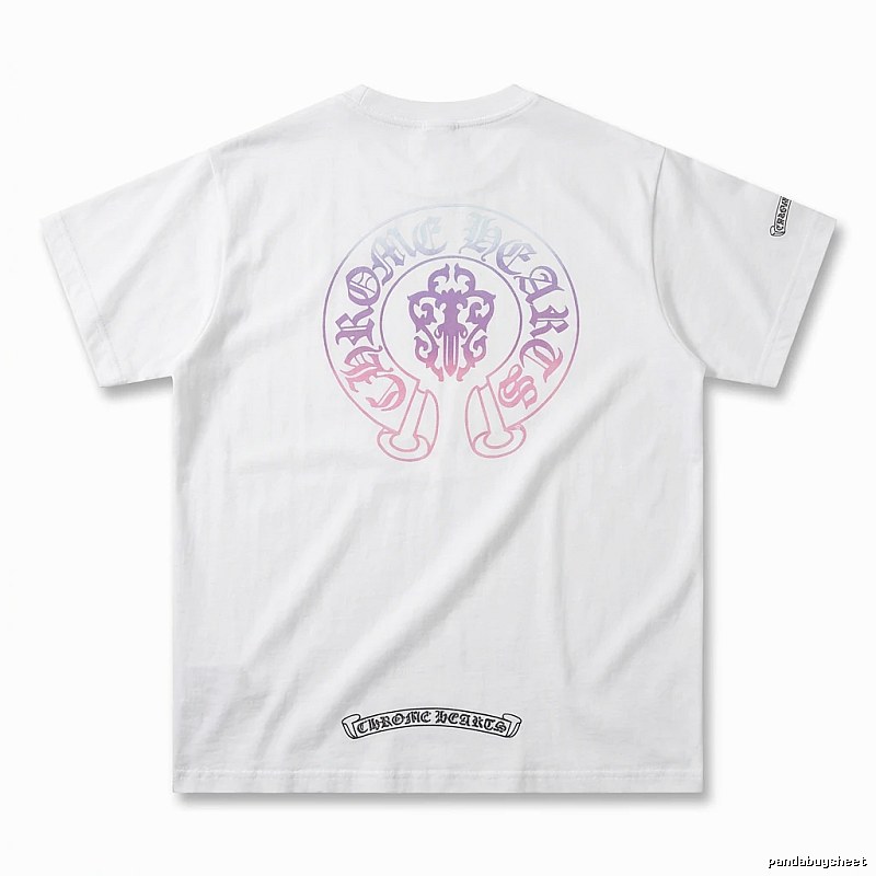 Chrome Hearts Gradient Retro White T-shirt
