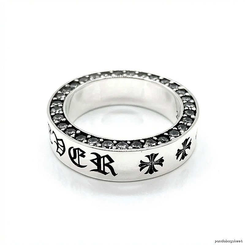 Chrome Hearts Silver Dark Style Ring