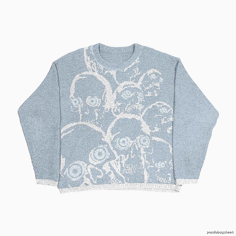 Classic Anime graphic sweater Black Knit Top with Travel-Friendly Style