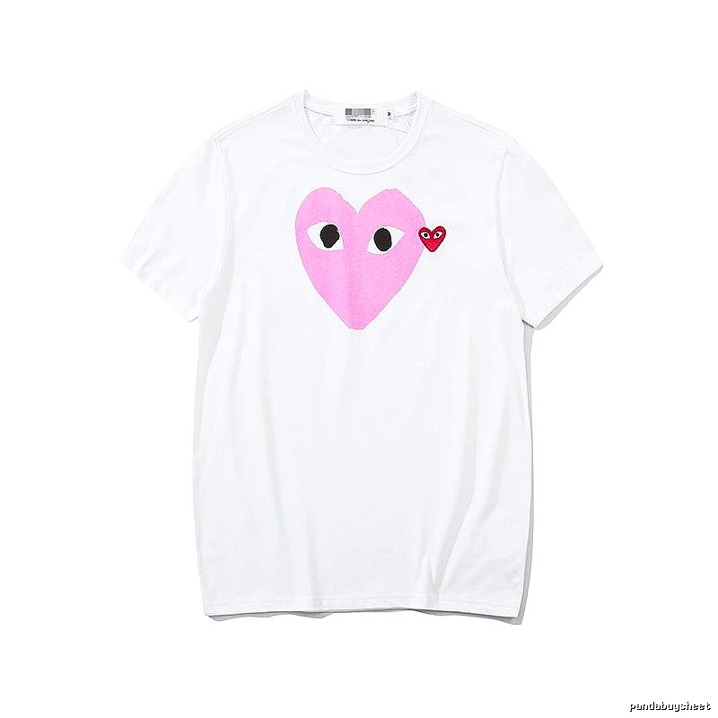 Comme des Garcons PLAY 2023-03 Style 2303 Heart Logo T-Shirt Downtown Style