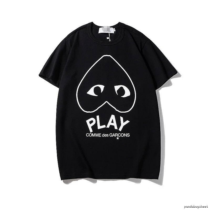 Comme des Garcons PLAY 2023-12 Black Style 2312 Heart Logo T-Shirt Travel Pack