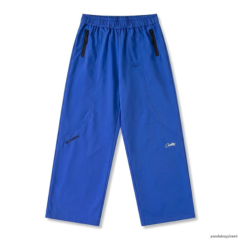 Corteiz casual style blue long trousers