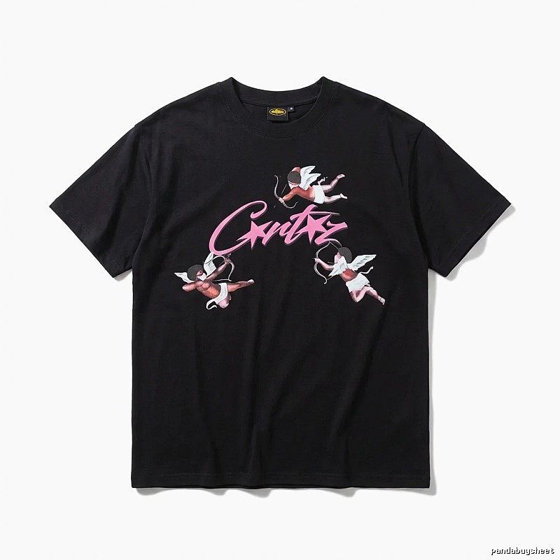Corteiz Cupid Trendy Cool Black T-shirt