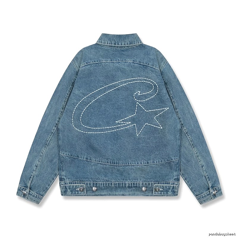 Corteiz Denim Trendy Style Coat