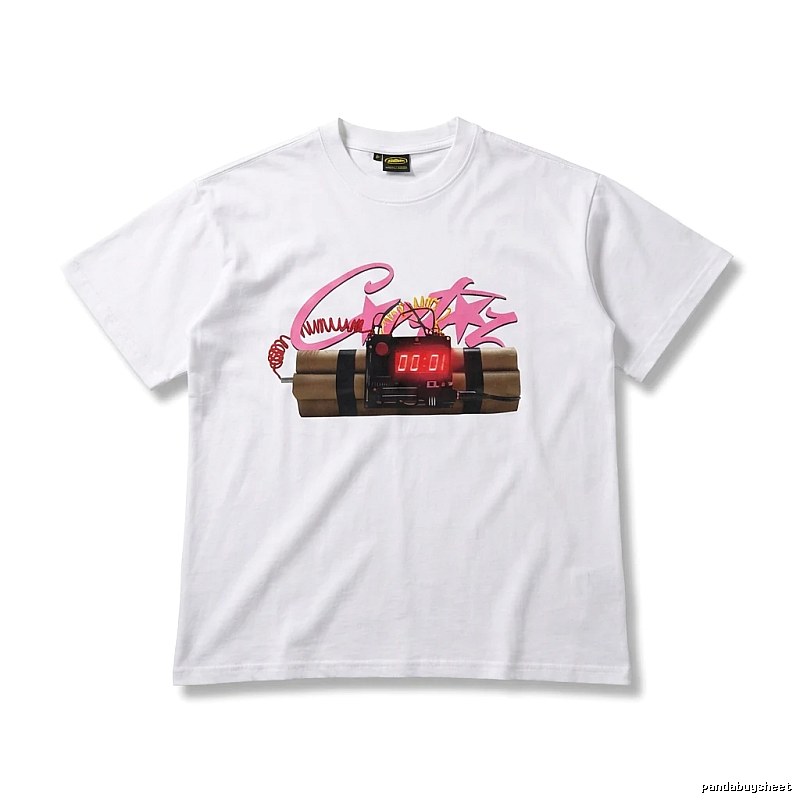 Corteiz Explosive Style White T-shirt