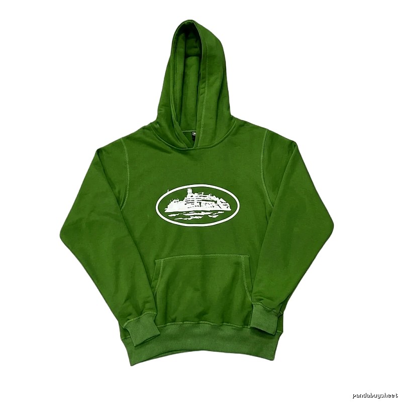 Corteiz Green Streetwear Hoodie